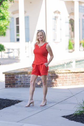 Poppy Petal Scallop Top - barndoorboutiquetn