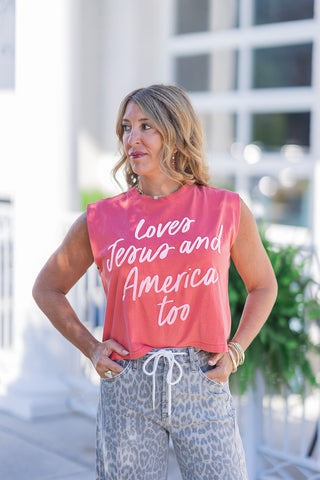 Grace & Glory Muscle Tank - barndoorboutiquetn