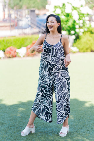 Z Supply Isla Leaf Jumpsuit - barndoorboutiquetn