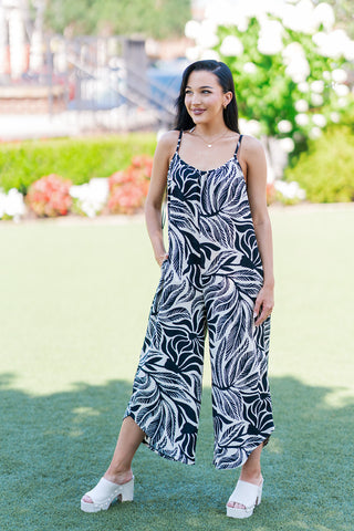 Z Supply Isla Leaf Jumpsuit - barndoorboutiquetn