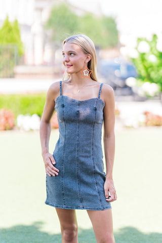 Stadium Strut Mini Dress - barndoorboutiquetn
