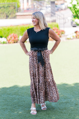 Wild Layers Midi Dress - barndoorboutiquetn
