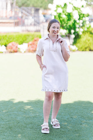 Stardust Studded Mini Dress - barndoorboutiquetn