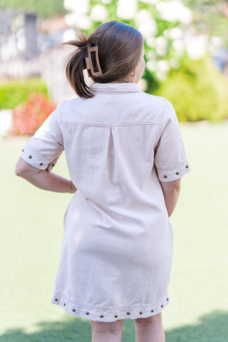 Stardust Studded Mini Dress - barndoorboutiquetn