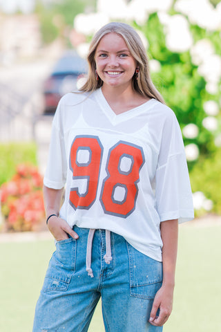 First Down Jersey Tee - barndoorboutiquetn