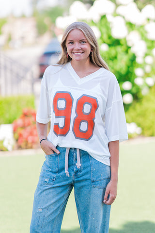 First Down Jersey Tee - barndoorboutiquetn