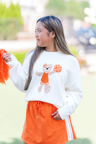 Spirit Squad Teddy Sweater - barndoorboutiquetn