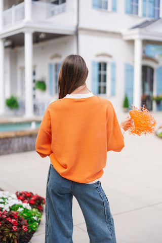 Tennessee Cloudy Ringer Sweatshirt - barndoorboutiquetn