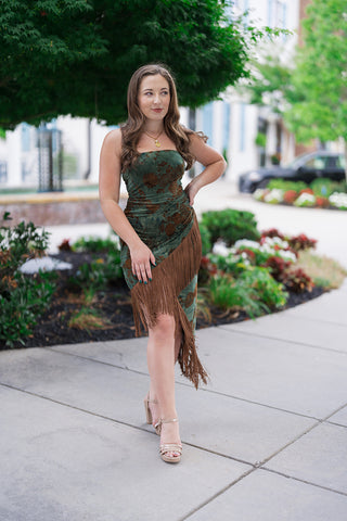 Marquee Midnight Strapless Dress - barndoorboutiquetn