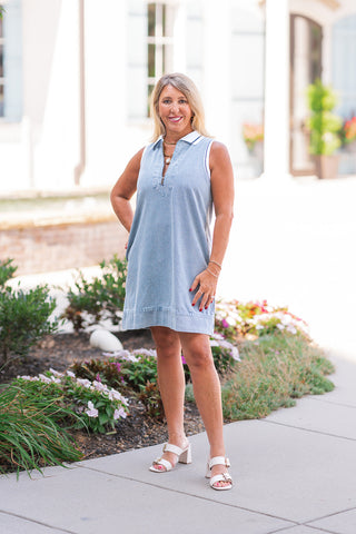 Riviera Polo Mini Dress - barndoorboutiquetn