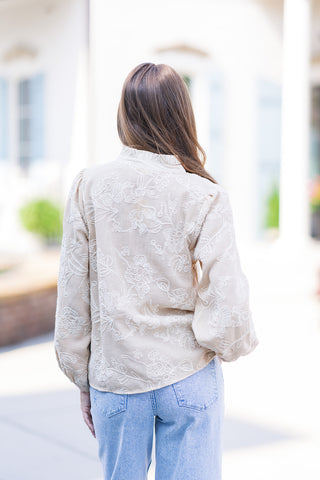 French Vine Blouse - barndoorboutiquetn