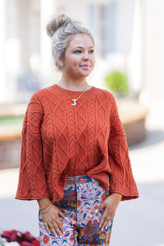 Terracotta Dreams Sweater - barndoorboutiquetn