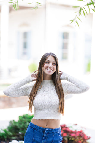 Scalloped Sweetheart Knit - barndoorboutiquetn