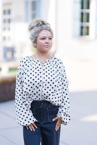 Dotted Darling Jacket - barndoorboutiquetn