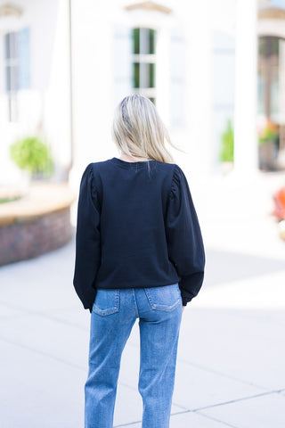 Noir & Gold Illusion Top - barndoorboutiquetn