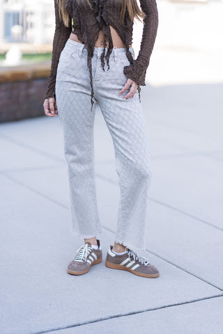 The Diamond Ivory Pant - barndoorboutiquetn