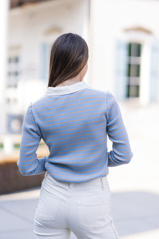 Vintage Varsity Henley Top - barndoorboutiquetn