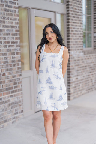Sightseeing Mini Dress - barndoorboutiquetn