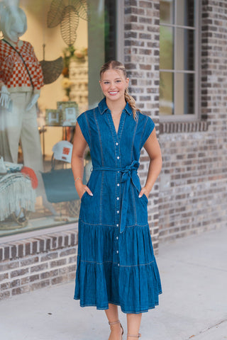 Prairie Moon Midi Dress - barndoorboutiquetn