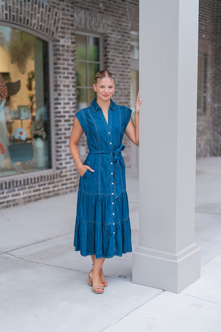 Prairie Moon Midi Dress - barndoorboutiquetn