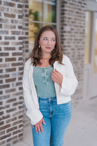 Silver Dawn Sweater Cardi - barndoorboutiquetn