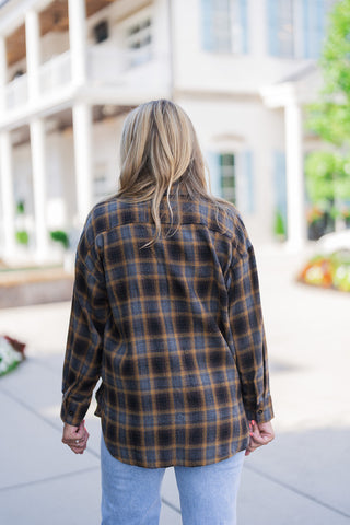 Campfire Comfort Shacket - barndoorboutiquetn