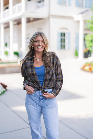 Campfire Comfort Shacket - barndoorboutiquetn