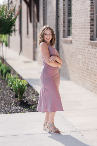 La Vie En Rose Midi Dress - barndoorboutiquetn