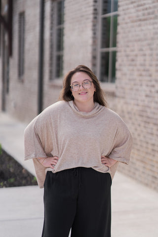 Caramel Cream Knit Top - barndoorboutiquetn