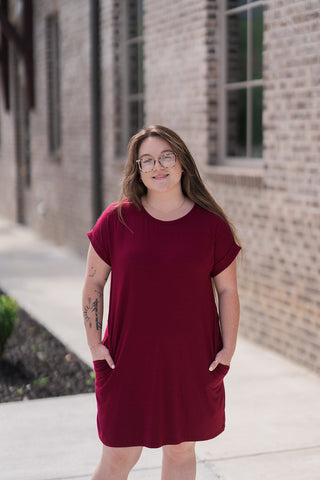 Soho Mini Tee Dress - barndoorboutiquetn