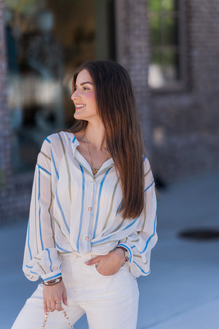 Morning Fog Blouse