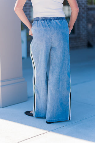 Globe Trotter Denim Pants - barndoorboutiquetn