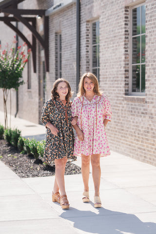 Orange Blossom Mini Dress - barndoorboutiquetn