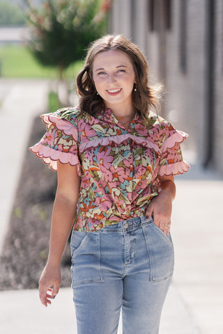 Southern Belle Blouse - barndoorboutiquetn