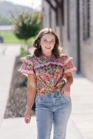 Southern Belle Blouse - barndoorboutiquetn