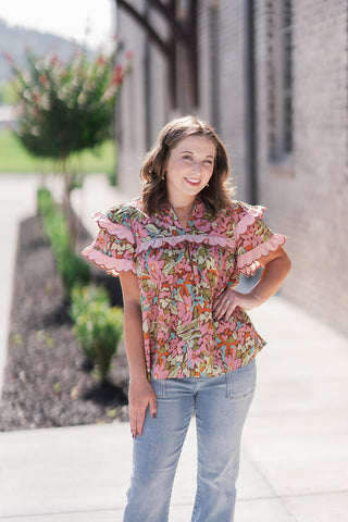 Southern Belle Blouse - barndoorboutiquetn