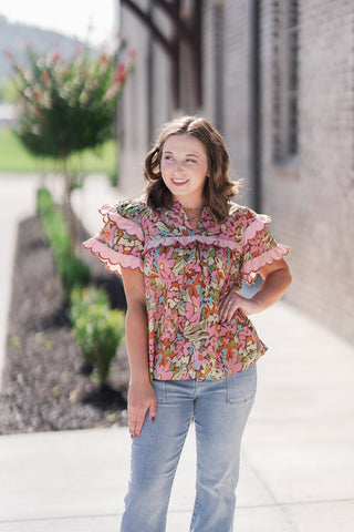 Southern Belle Blouse - barndoorboutiquetn