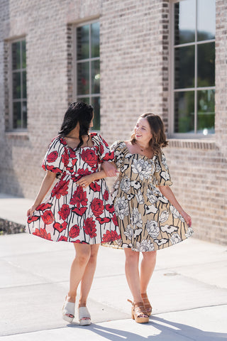 Sunflower Fields Mini Dress - barndoorboutiquetn