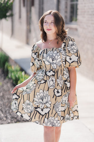 Sunflower Fields Mini Dress - barndoorboutiquetn