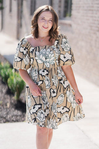 Sunflower Fields Mini Dress - barndoorboutiquetn