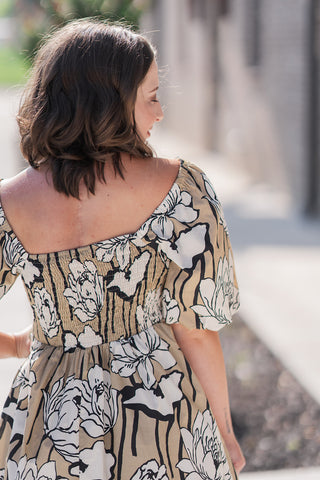 Sunflower Fields Mini Dress - barndoorboutiquetn