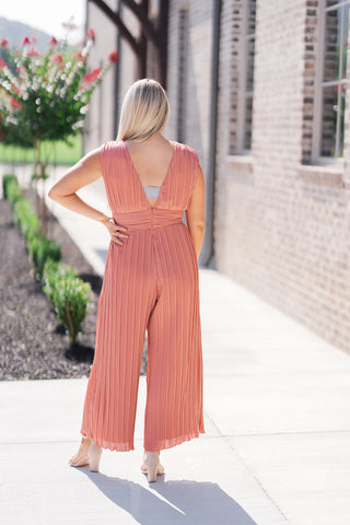 Clementine Pleated Jumpsuit - barndoorboutiquetn