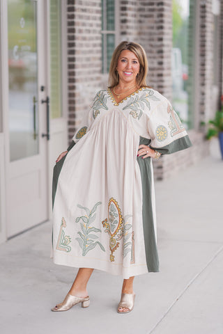 Sun Goddess Midi Dress - barndoorboutiquetn