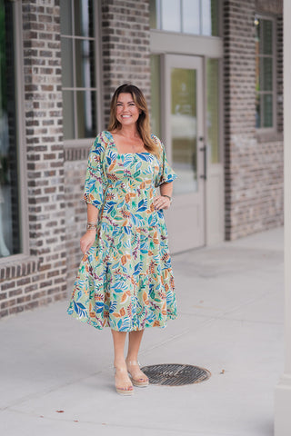 Mint Chip Midi Dress - barndoorboutiquetn