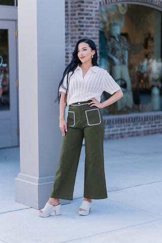 Whipstitch Wanderer Trousers - barndoorboutiquetn