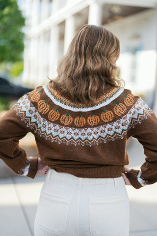Pumpkin Patch Sweater - barndoorboutiquetn