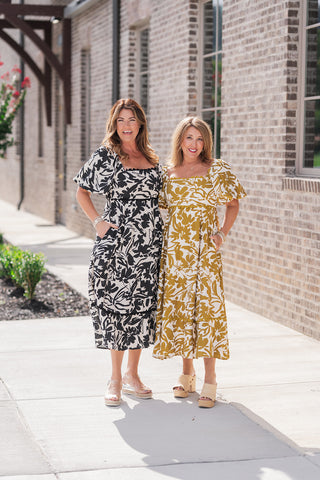 Wildflower Midi Dress - barndoorboutiquetn