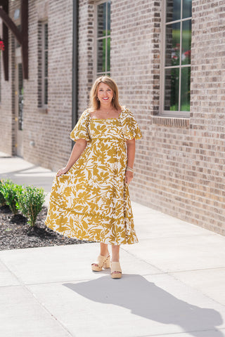 Wildflower Midi Dress - barndoorboutiquetn