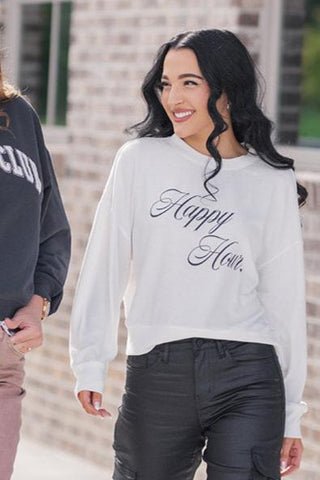 Happy Hour Sweatshirt - barndoorboutiquetn