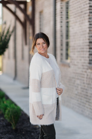 Caramel Cream Cardigan - barndoorboutiquetn